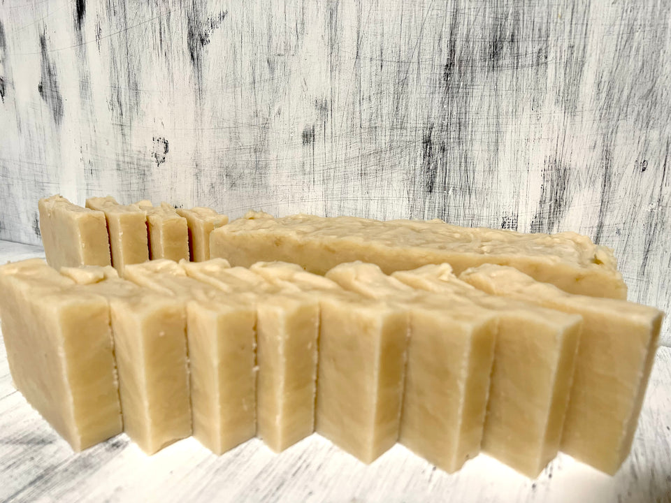 Tea Tree Soap, Eczema Dry Sensitive Skin, All Natural Soap Bar, Raw Unrefined Pure Ingredients