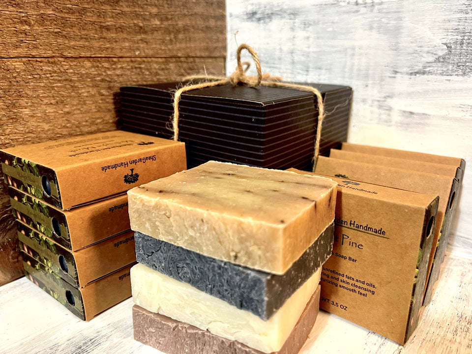 Men’s Gift Box, Soaps For Men, Unisex Soap, Plastic Free Shipping