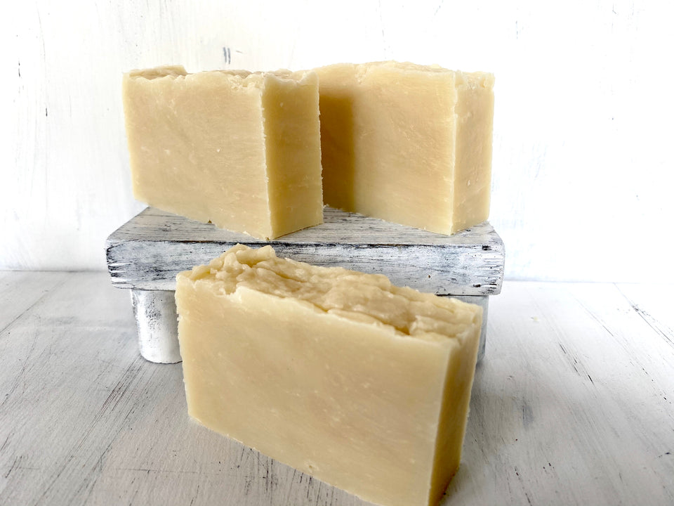 Tea Tree Soap, Eczema Dry Sensitive Skin, All Natural Soap Bar, Raw Unrefined Pure Ingredients