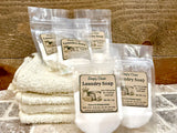10-Pack Natural Laundry Soap | Airbnb, Vacation Rental & Hotel Guest Amenity, Individual Travel Packets