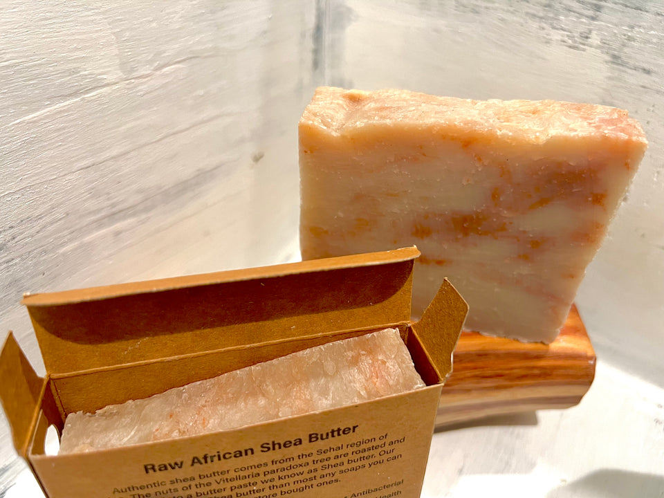 Almond Cherry Soap:  Handmade Individually Packaged Bar, 3.5 oz