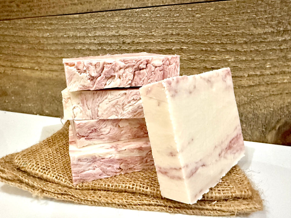 Handmade Peppermint Soap: Vegan, Eco Friendly, Plastic Free, 3.5OZ Bar