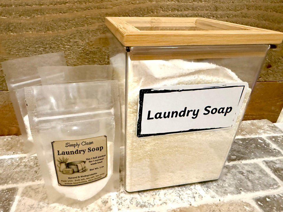 10-Pack Natural Laundry Soap | Airbnb, Vacation Rental & Hotel Guest Amenity, Individual Travel Packets