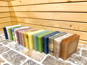 Vegan Natural Soap Bars: Bulk Variety Set, Essential Oils, Plastic Free, Individually Labeled, Bath Body Bar 3.5 OZ Each