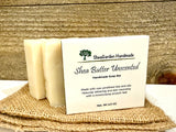 Unscented Shea Butter Soap Bar, Eczema Dry Sensitive Skin, All Natural Handmade, Raw Unrefined Vegan Ingredients (Copy)