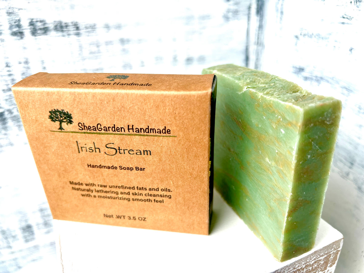 Irish Stream Soap, Unisex Soap 3.5 Ounce Handmade Bar – SheaGarden ...