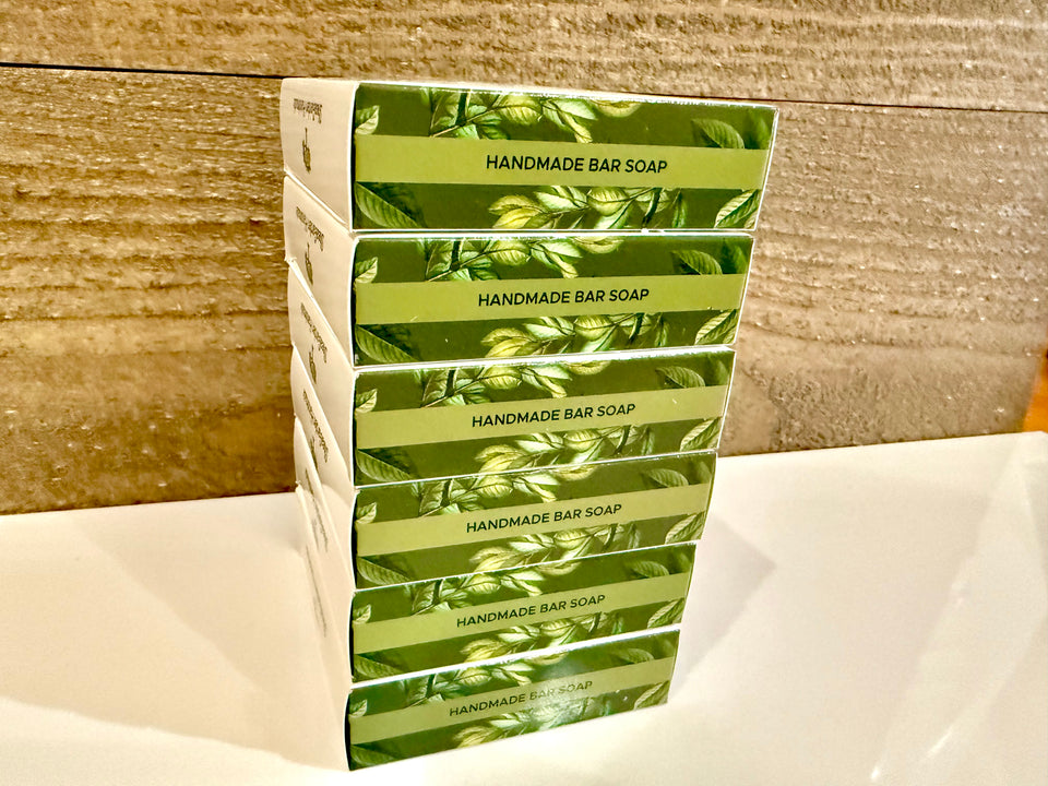 Almond Cherry Soap:  Handmade Individually Packaged Bar, 3.5 oz