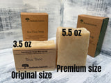 Tea Tree Soap, Premium Large Bar, Boutique Style Packaging, 5.5 Ounces