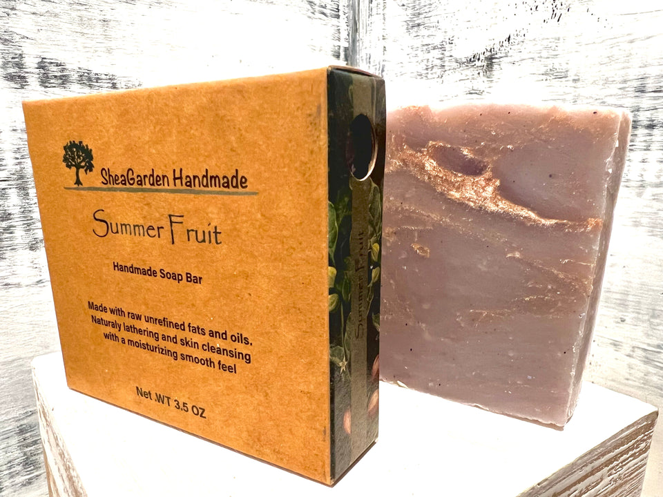 Summer Fruit Scented Handmade Soap Bar