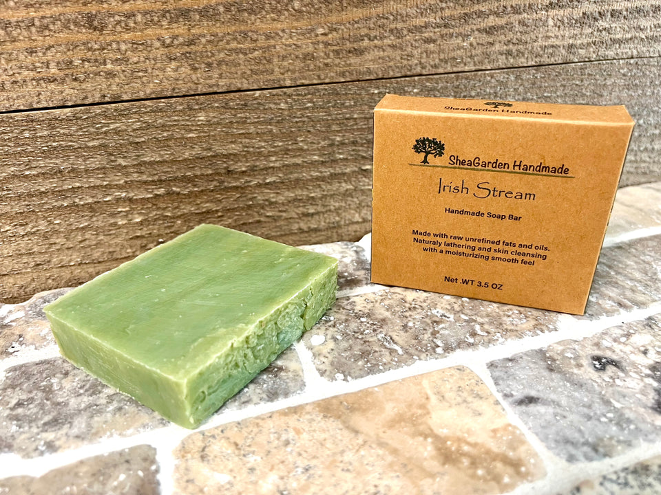 Irish Stream Soap, Unisex Soap 3.5 Ounce Handmade Bar