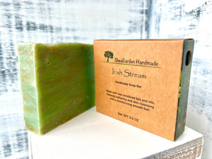 Irish Stream Soap, Unisex Soap 3.5 Ounce Handmade Bar