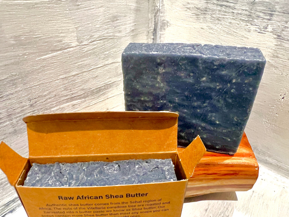 Midnight Musk Soap, Men’s Scented Soap Bar, Exfoliating BodyScrub, Handmade 3.5oz Individually Boxed