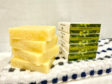 Lemongrass Ginger Handmade Soap: Vegan, Moisturizing bar, 3.5 oz