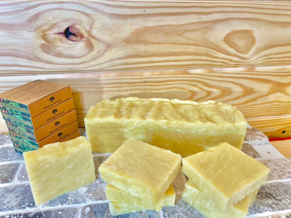 Unscented Shea Butter Soap Bar, Eczema Dry Sensitive Skin, All Natural Handmade, Raw Unrefined Vegan Ingredients (Copy)