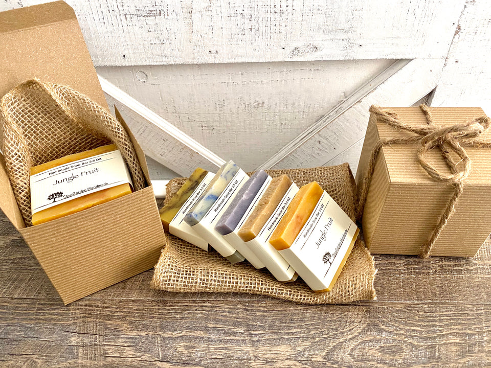 Gift Box Set (Soap, Lotion Bar, Lip Balm) – Sea Mist Soaps