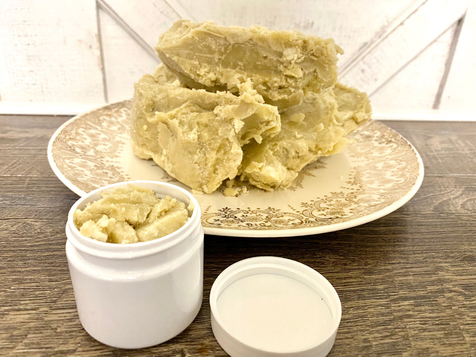 African Shea Butter, 100% Pure Unrefined Shea Butter, 2OZ Jar